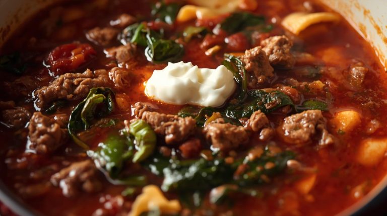 Low Carb Lasagna Soup Recipe