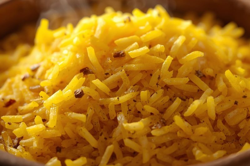 Instant Pot Garlic Tumeric Rice Recipe