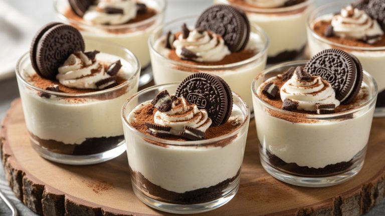 No Bake Oreos Cheesecake Cups